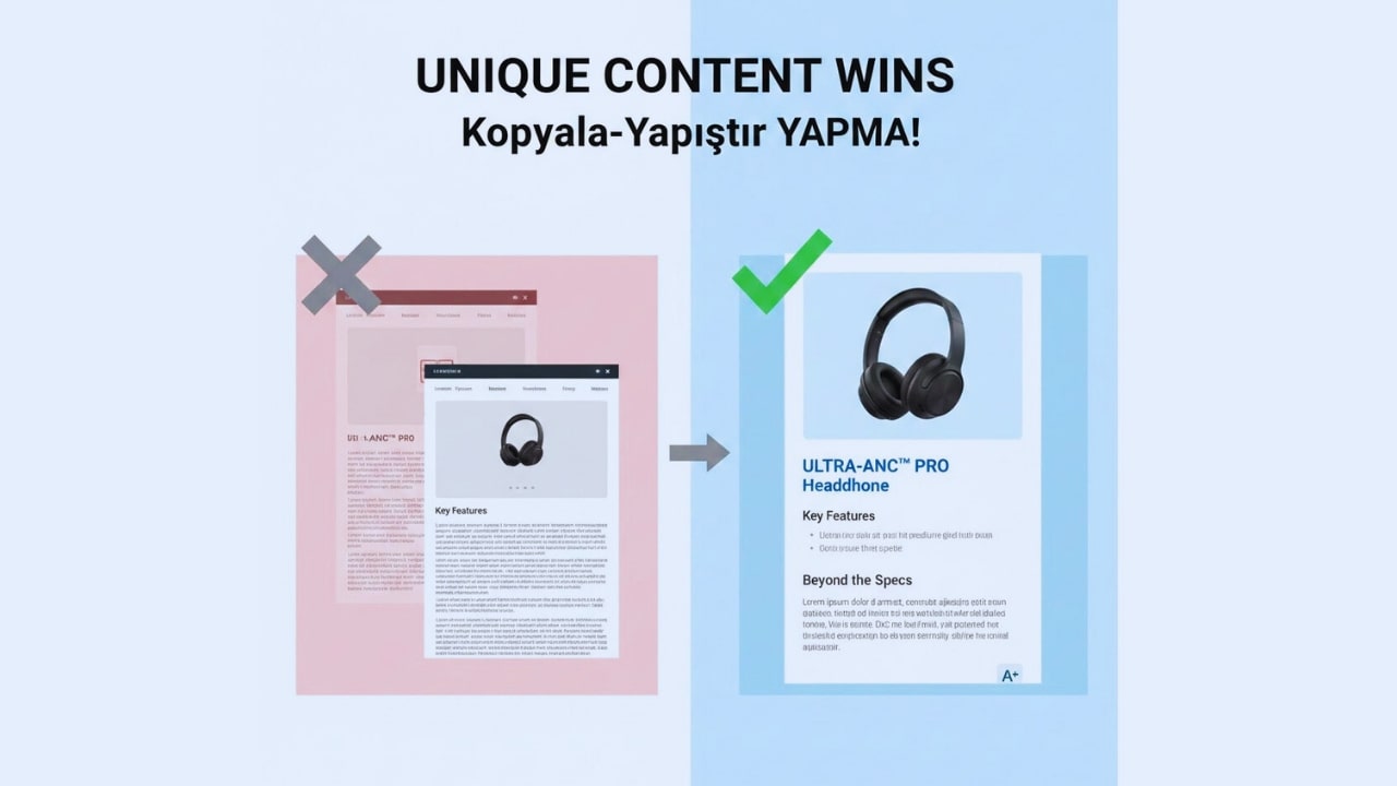 Ürün Sayfalarında SEO Kopyala-Yapıştır Hatasından Kaçınmak