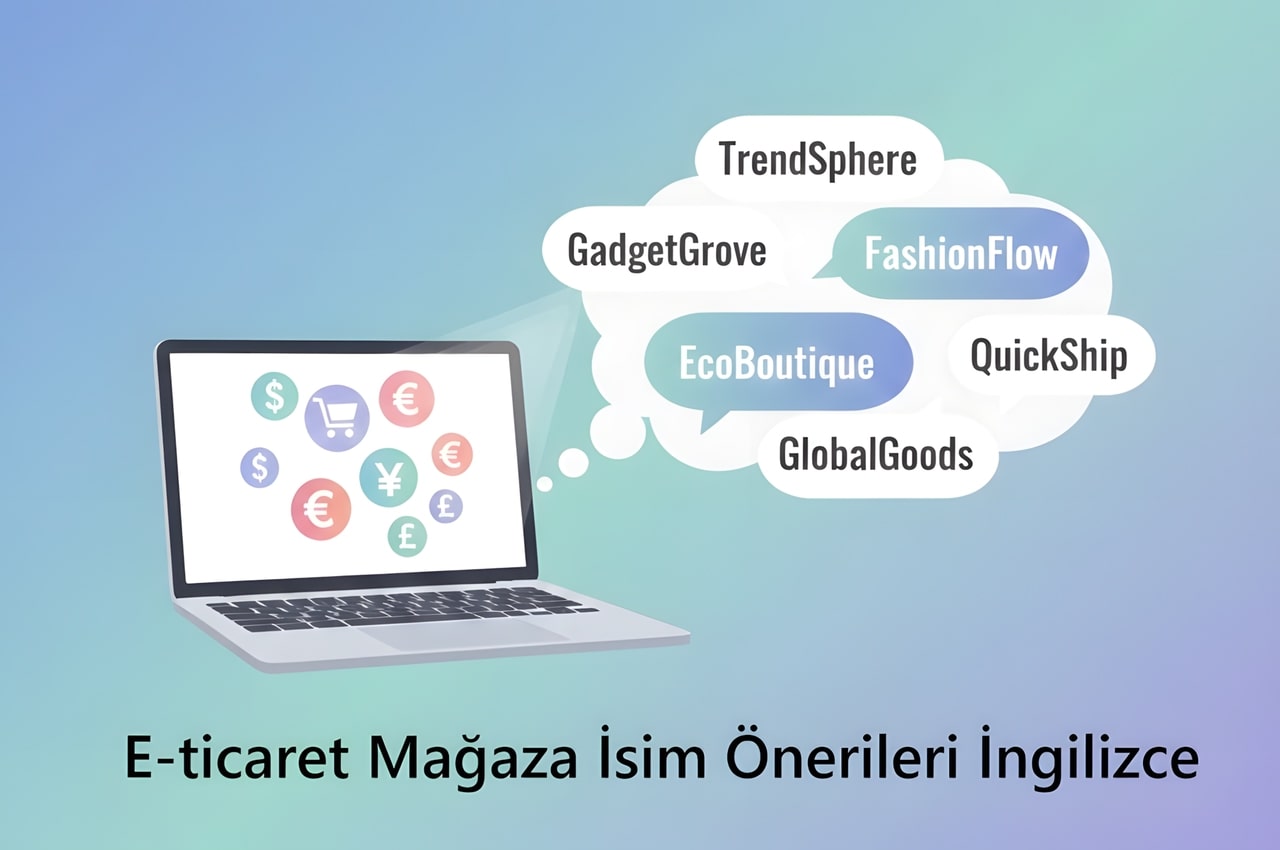 E ticaret mağaza isim önerileri İngilizce 100 adet