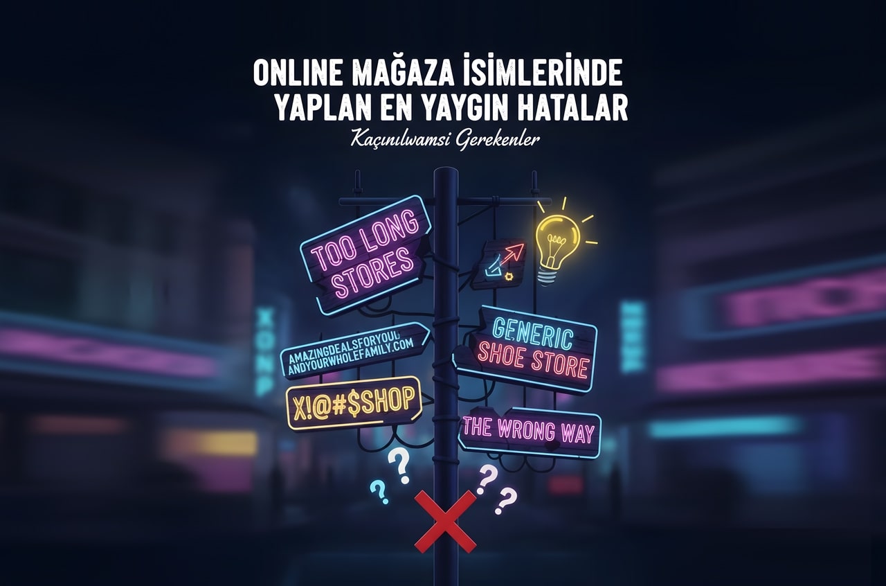 Online mağaza isimlerinde yapılan en yaygın hatalar