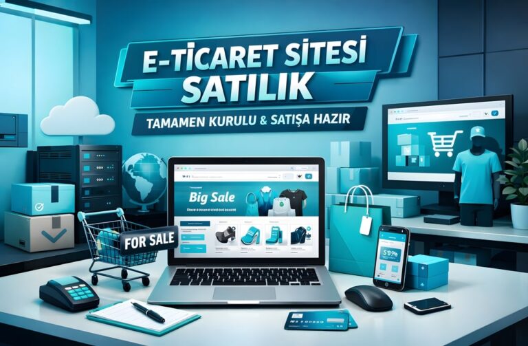 E-ticaret sitesi satılık, tamamen kurulu ve satışa hazır